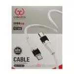 کابل شارژر و کابل دیتای یوشیتا تایپ C به C مدل YC036