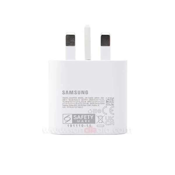 شارژر دیواری سامسونگ 25 وات مدل EP-TA800