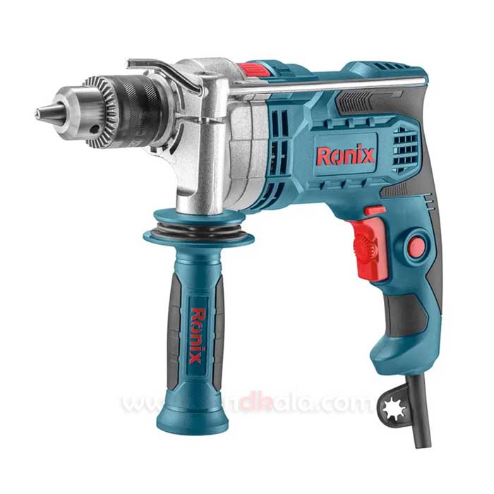 دریل برقی 13mm چکشی نیم تنه فلزی 900 وات مدل 2290
