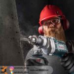 دریل برقی 13mm چکشی نیم تنه فلزی 900 وات مدل 2290