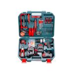 کیت دریل شارژی چکشی 20 ولت دو باتری 53 پارچه مدل RS-8620