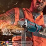 مینی فرز 115mm دسته بلند 1400 وات دیمردار مدل 3160