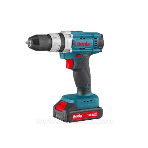 کیت دریل شارژی 16 ولت چکشی دو باتری 33 پارچه مدل RS-8615