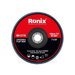 سنباده فلاپ دیسکی 180 میلیمتری P80 | مدل RH-3776