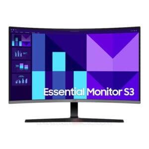 مانیتور خمیده سامسونگ مدل Essential S3 LS32D392GA سایز 32 اینچ