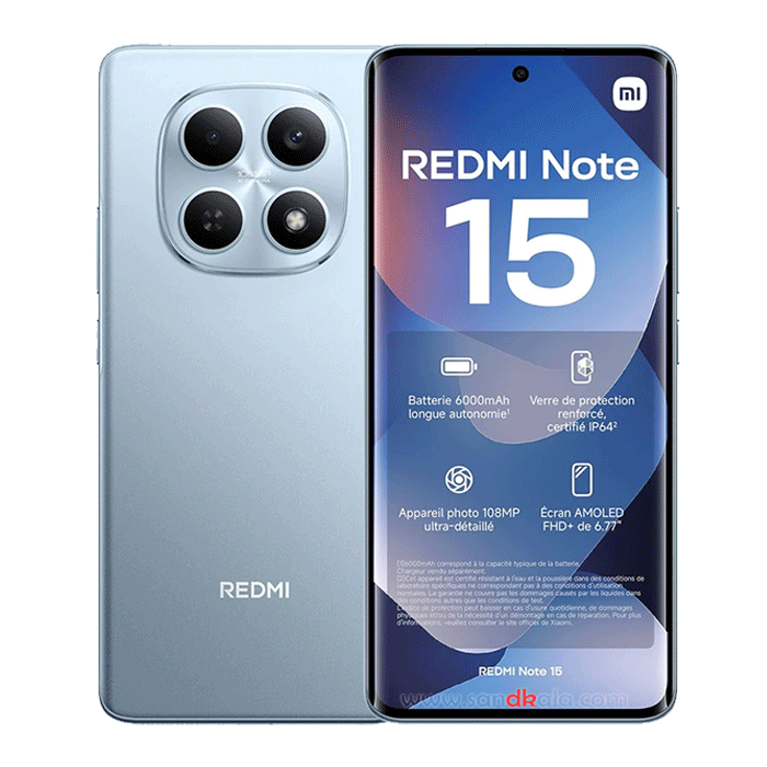 گوشی موبایل شیائومی Redmi Note 15 ظرفیت 256 گیگابایت رم 8 گیگابایت