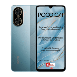 گوشی موبایل پوکو Poco C71 ظرفیت 128 گیگابایت رم 4 گیگابایت